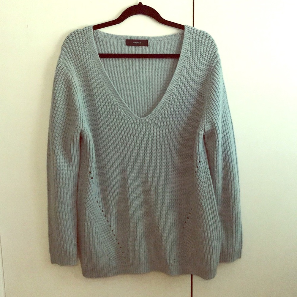 Comfy blue forever 21 sweater
